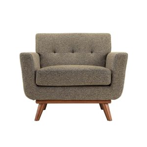 Claure Austin Lover Round Chair White Wooden